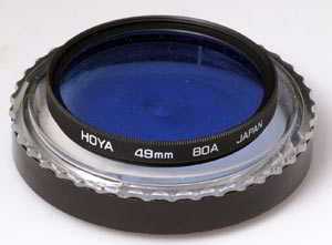 Hoya 49mm 80A blue Filter