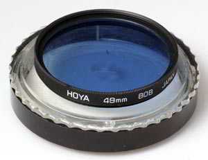 Hoya 49mm 80B Blue Filter