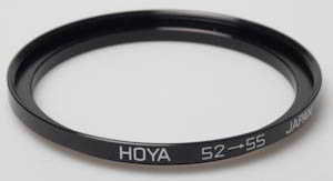 Hoya 52-55mm  Stepping ring
