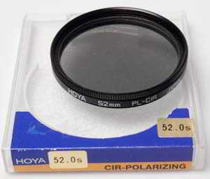 Hoya 52mm circular polarising Filter