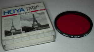 Hoya 55mm R 25A red Filter