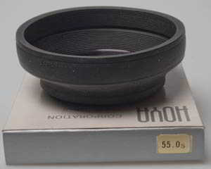 Hoya 55mm rubber Lens hood