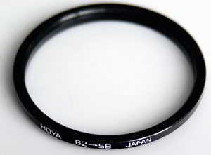 Hoya 62-58mm Stepping ring