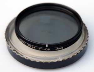 Hoya 62mm circular polarising Filter