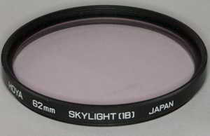 Hoya 62mm Skylight 1B   Filter
