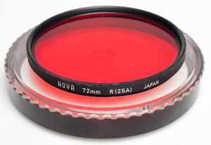 Hoya 72mm R25 red Filter