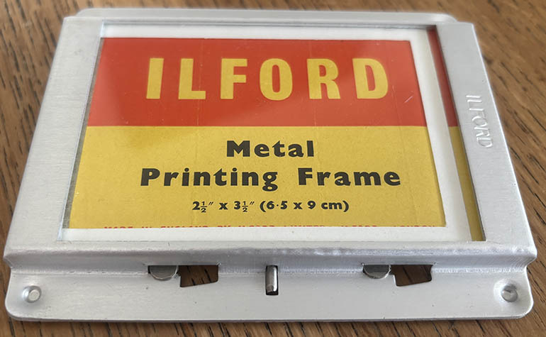 Ilford Metal Printing Frame 2 1/2 x 3 1/2 Darkroom