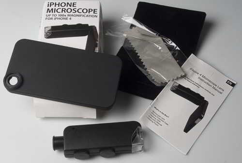 Unbranded 60-100X Zoom iPhone Microscope Optics