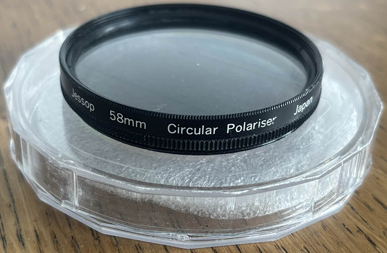 Jessops 58mm circular polarising Filter
