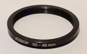 Jessops 55-49mm  Stepping ring