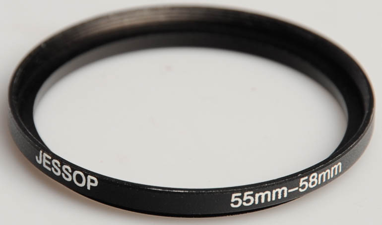 Jessops 55-58mm  Stepping ring