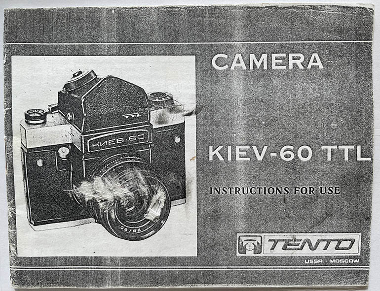 Russian Kiev 60TTL Instruction manual