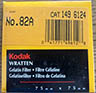 Kodak Wratten 82A gelatin filter 75mm square  6.00