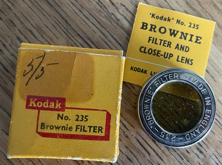 Second hand Kodak Brownie Filter No 235