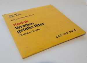 Kodak Wratten 96 ND 1.00 gelatin filter 75mm square  Filter