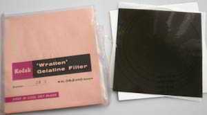 Kodak Wratten 3N 5 gelatin filter 4in (100mm) square  Filter