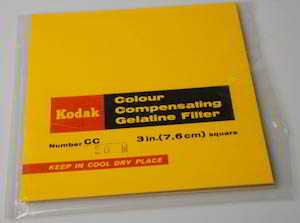 Kodak Wratten CC20M Magenta gelatin filter 75mm square  Filter