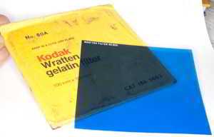 Kodak 100mm square 80A  Wratten gelatin Filter