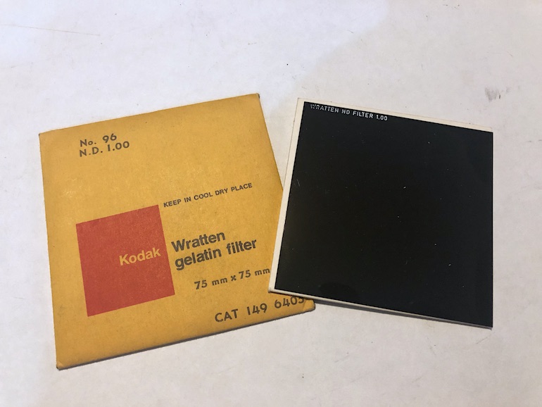 Kodak Wratten 96 ND 1.00 gelatin filter 75mm square  Filter
