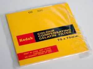 Kodak Wratten CC30M magenta gelatin filter 75mm square  Filter