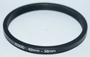 Kood 62-58mm  Stepping ring