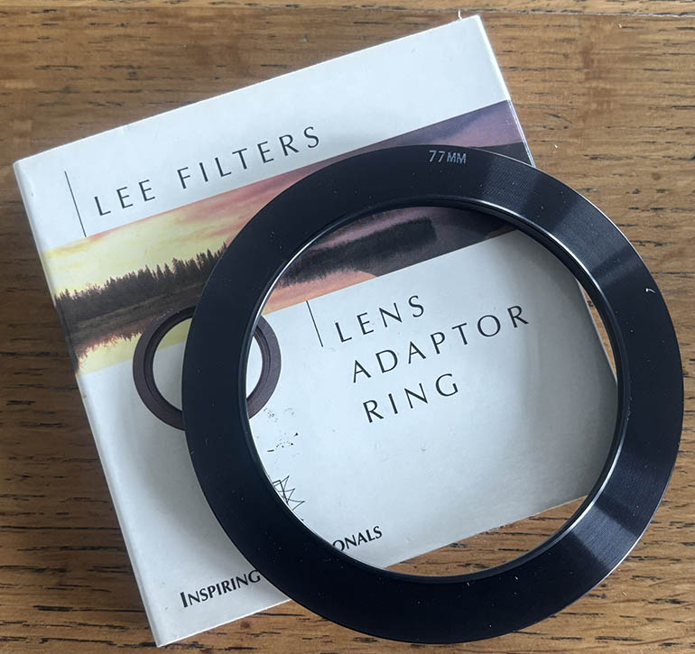 Lee 77mm foundation Lens adaptor