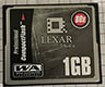 Lexar 1GB CompactFlash  (Memory card) £8.00