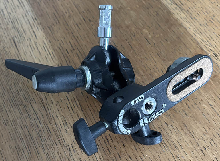 Manfrotto 155 Double Ball Joint Head Tripod accessory