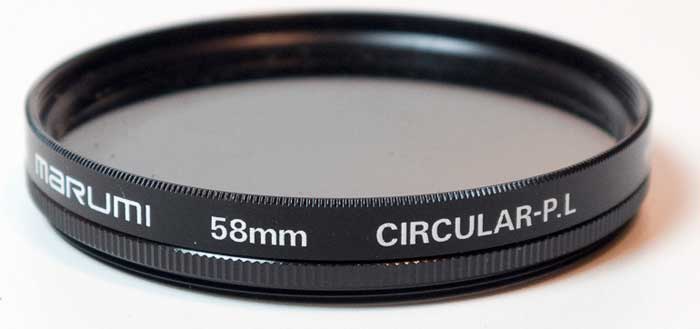Marumi 58mm circular polarising Filter