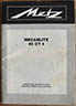 Metz Mecablitz 45 CT 4 flash (Instruction manual) £5.00