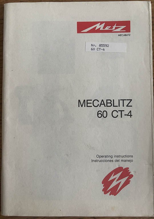 Second hand Metz Mecablitz 60 CT-4 flash