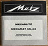 Nikon Mecablitz Mecamat 45-30  4.00
