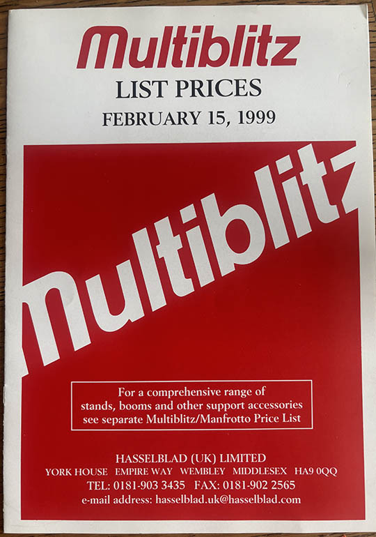 Multiblitz Feb 1999 Leaflets & Brochures
