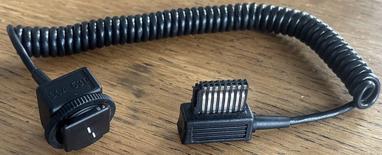 Pre-owned Metz SCA 530 Extension Cord Minolta
