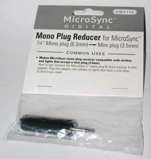 MicroSync VMC118 Mono Plug Reducer  Flash accessory