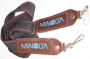 Pre-owned Minolta Wide webbed SLR strap