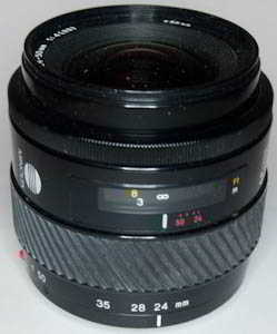 Minolta AF 24-50mm f/4 zoom  35mm interchangeable lens