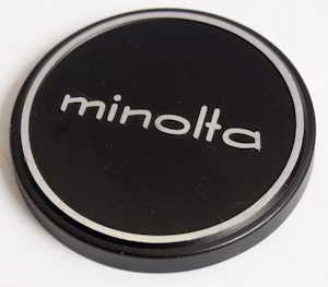 Minolta 55mm push on Metal Front Lens Cap