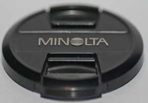 Minolta 55mm LF-1255 clip on Front Lens Cap