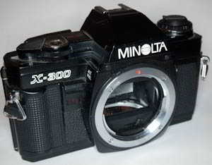 Minolta X-300 35mm camera