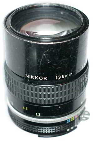 Nikon Nikkor 135mm f/2.8 35mm interchangeable lens