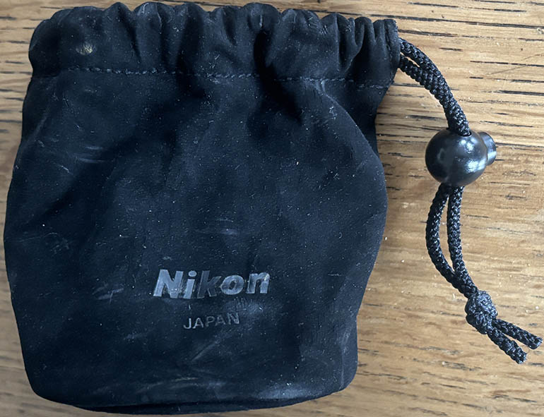 Nikon 10cm soft suede Lens pouch