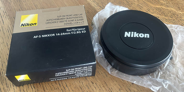 Nikon 14-24mm slip on  Front Lens Cap
