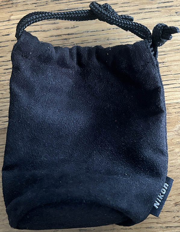 Nikon 15cm soft suede Lens pouch