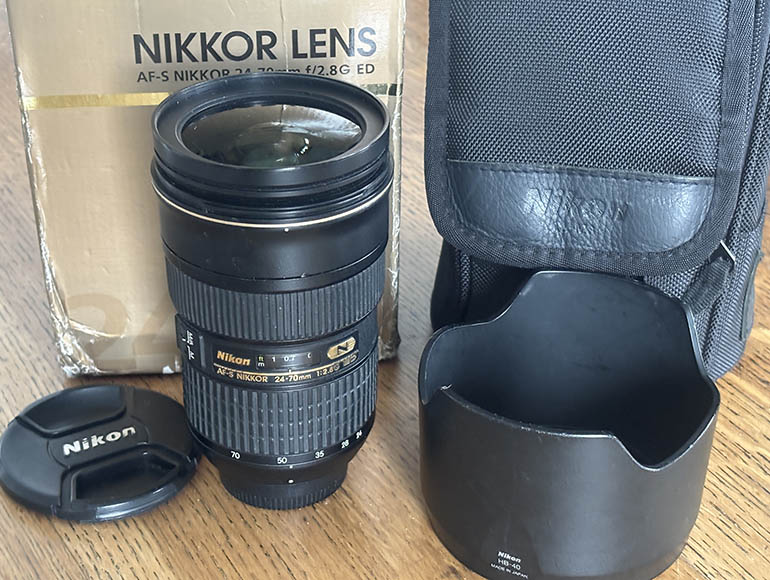 Nikon 24-70mm f/2.8 G ED AF-S Nikkor (35mm interchangeable lens) £350.00