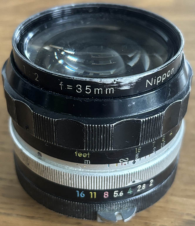 Nikon 35mm f/2 Non-AI 35mm interchangeable lens