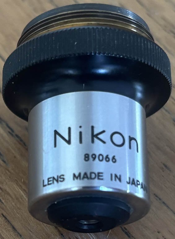 Used Nikon 4 / 0.1 Microscope Objective lens