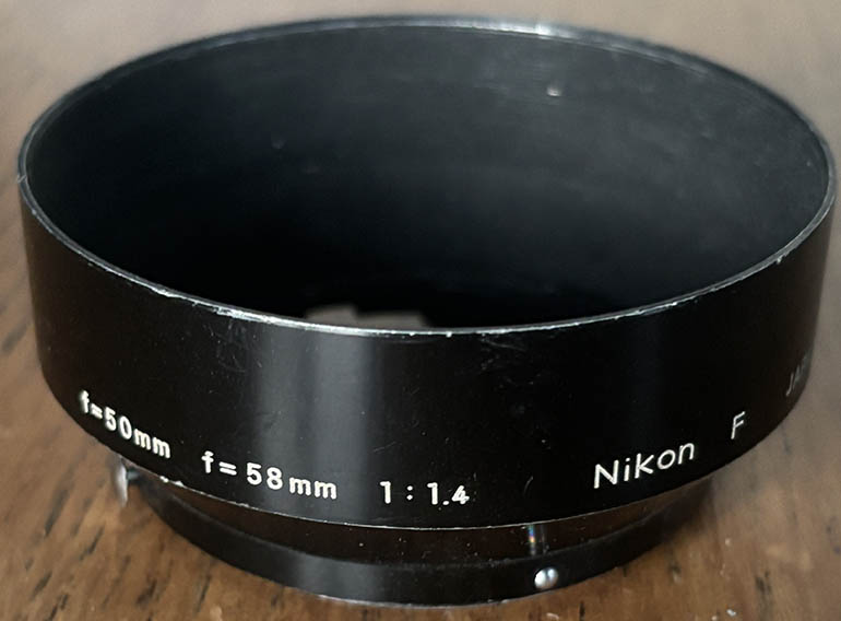 Nikon 58mm f/1.4 52mm Lens hood