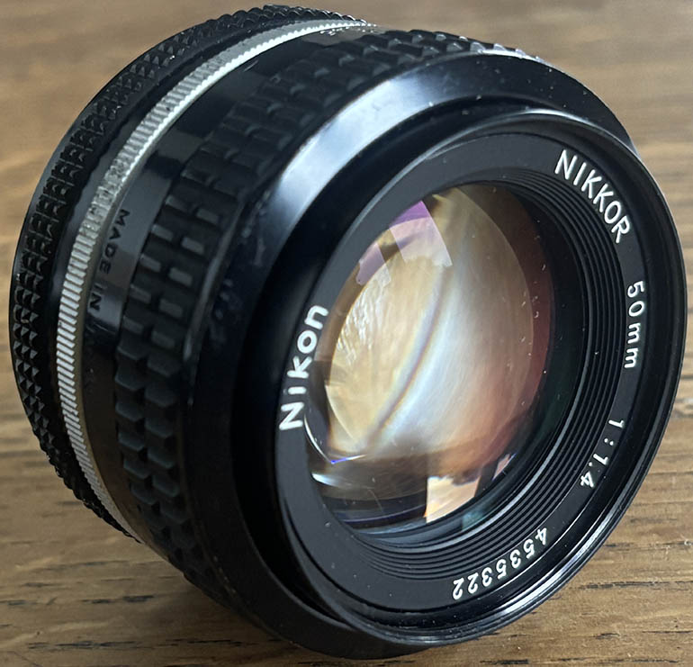 Nikon 50mm f/1.4 AI 35mm interchangeable lens