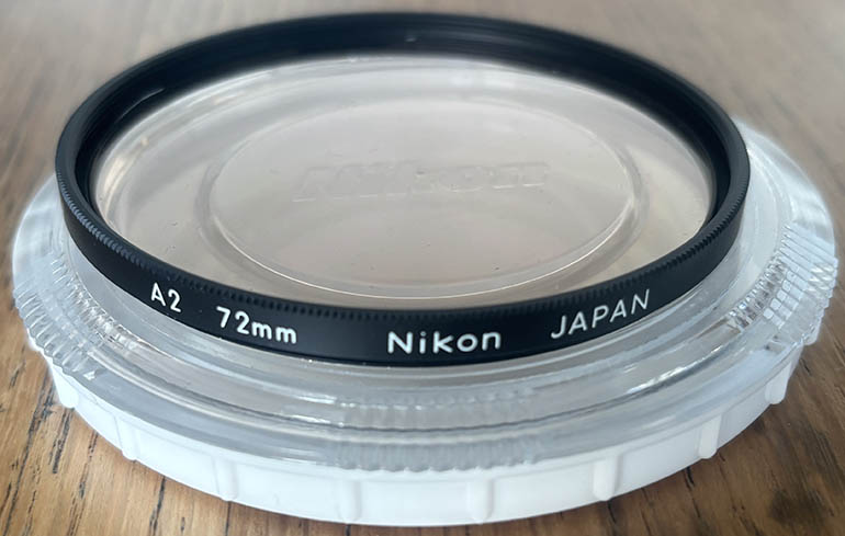 Nikon 72mm A2 Amber Filter